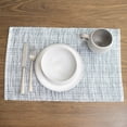 thumbnail image 1 of Elsie & Zoey Gray Textured Woven Dining Room Table Placemat for Women, 1 of 2