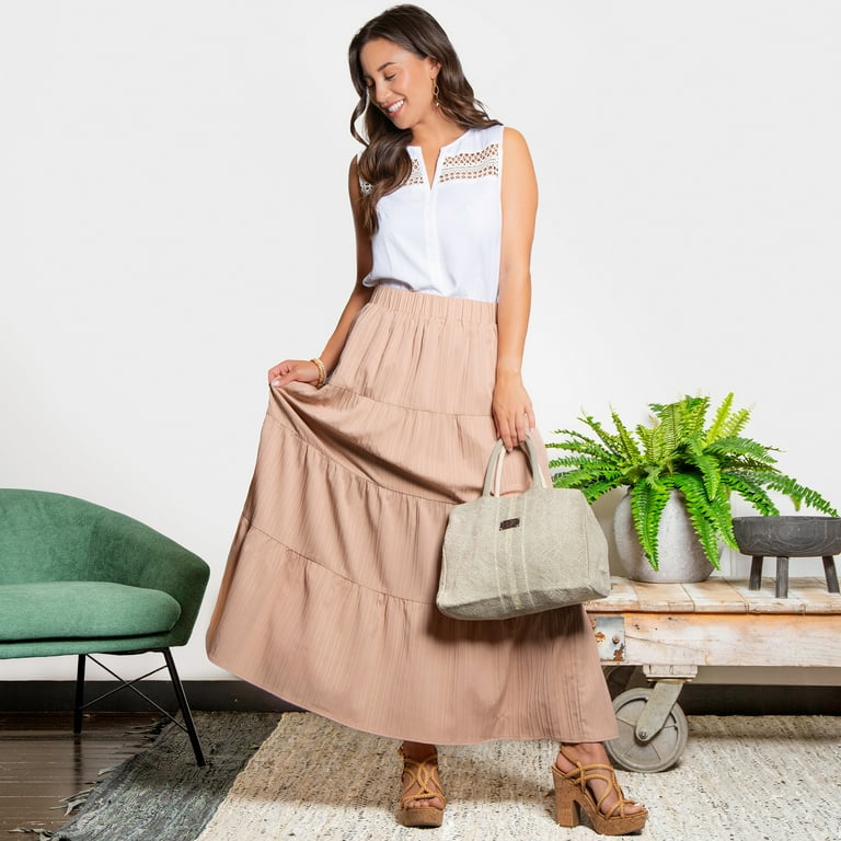 Rose Water Tiered Skirt Rose Water Tiered Skirt