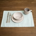 thumbnail image 1 of Elsie & Zoey Mint Textured Woven Dining Room Table Placemat for Women, 1 of 3