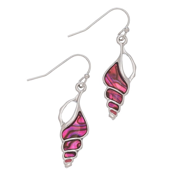 Elsie & Zoey Women's Abalone Conk Shell Earrings
