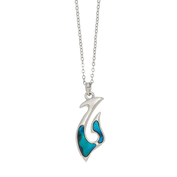 Elsie & Zoey Women's Abalone Shell 16" Pendant Necklace