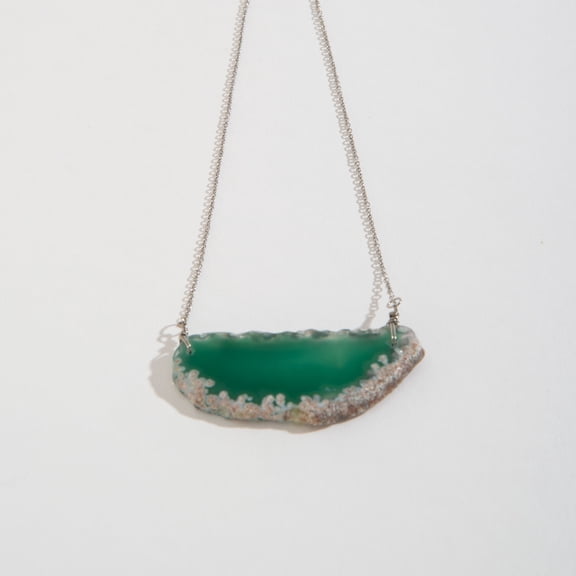Elsie & Zoey Women's Jaclyn Agate 20" Pendant Necklace
