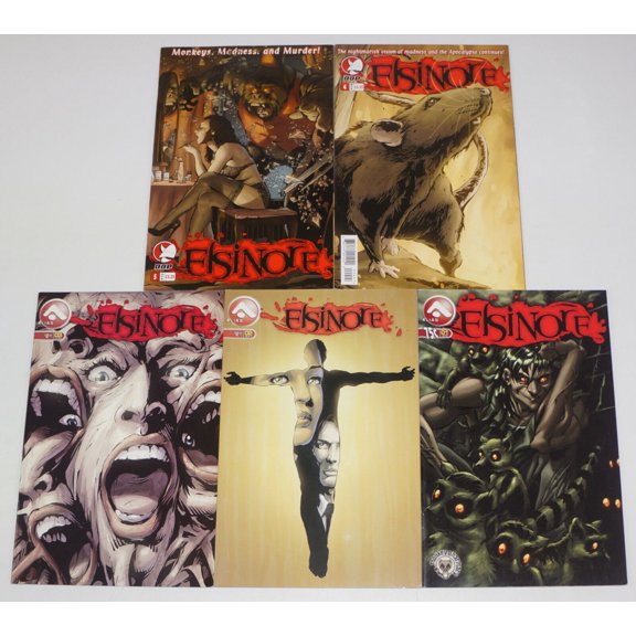 Elsinore #1-5 VF/NM complete series mental patients in apocalypse ; Alias