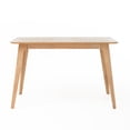 thumbnail image 1 of GDF Studio Elsinore Wood Dining Table, Natural Oak Finish, 1 of 6