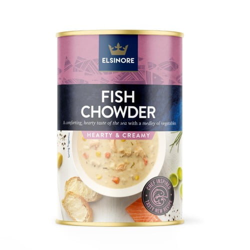 Elsinore Fish Chowder 400g, British Import (Pack of 2)