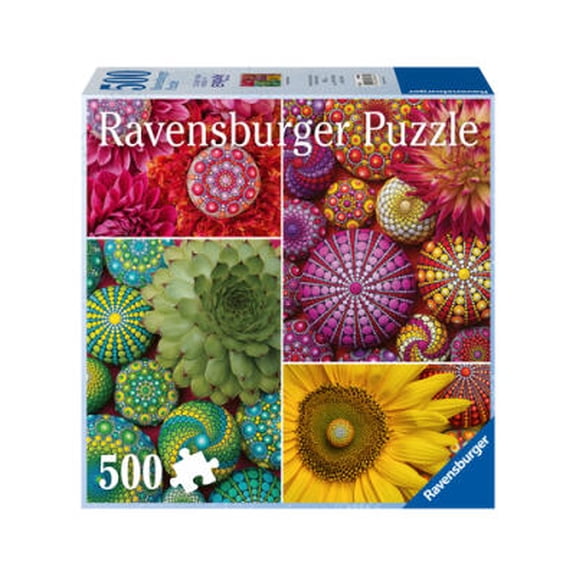 Elspeth McLean: Mandala Blooms 500 PC Puzzle
