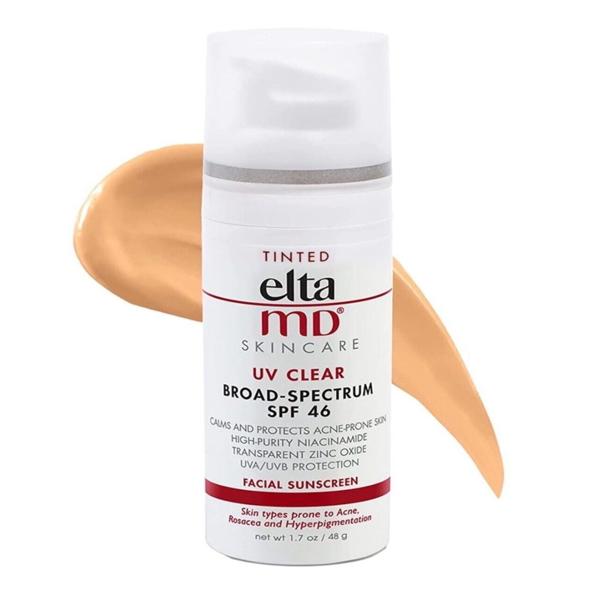 Elta md UV Clear SPF 46 Tinted Broad Spectrum Facial Sunscreen 1.7 oz