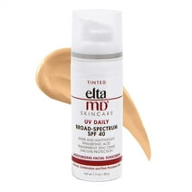 EItaMD UV Daily Tinted Sunscreen with Zinc Oxide, SPF 40 Face Sunscreen Moisturizer，1.7oz