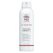 EltaMD UV AOX Mist Mineral Sunscreen Spray, SPF 40 Spray Sunscreen for Face and Body, Zinc Oxide Formula, 5 oz Bottle