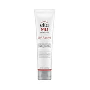 EltaMD UV Active Mineral Sunscreen with Zinc Oxide, Water Resistant Sunscreen SPF 50+ Up to 80 Minutes, for Face and Body, 3.0 oz Tube