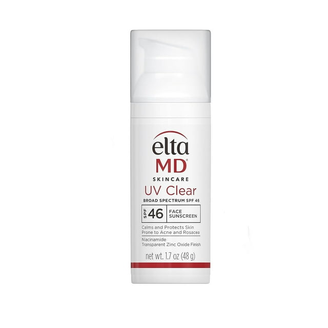EltaMD UV Clear SPF 46 Broad Spectrum Moisturizing Facial Sunscreen 1.7 oz (48g)
