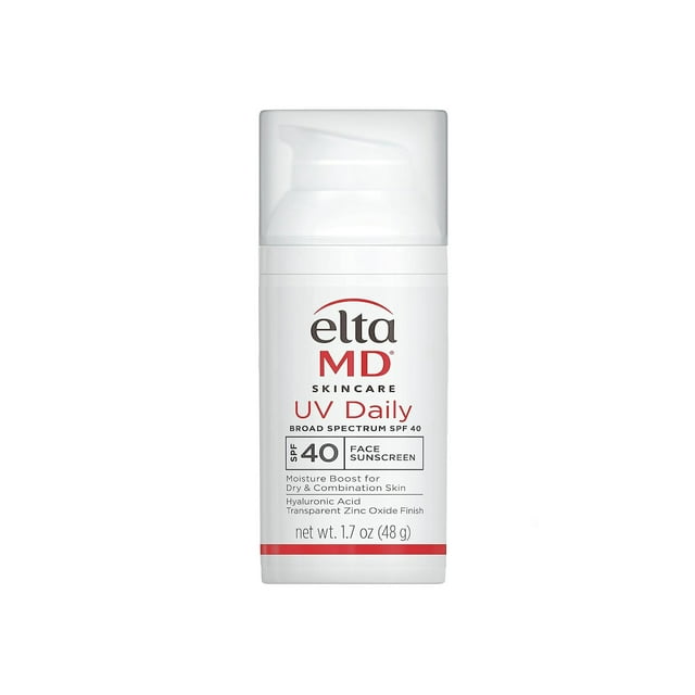 EltaMD UV Daily Broad Spectrum SPF 40 Moisturizing Facial Sunscreen 1.7 oz (48g)