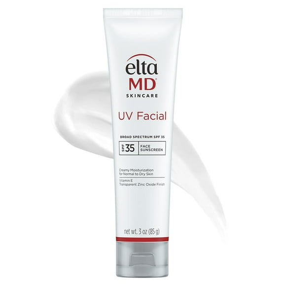 EltaMD UV Facial Sunscreen, SPF 35 Moisturizing Sunscreen for Face, Formulated with Hyaluronic Acid and Zinc Oxide Face Moisturizer, 3.0 oz Tube