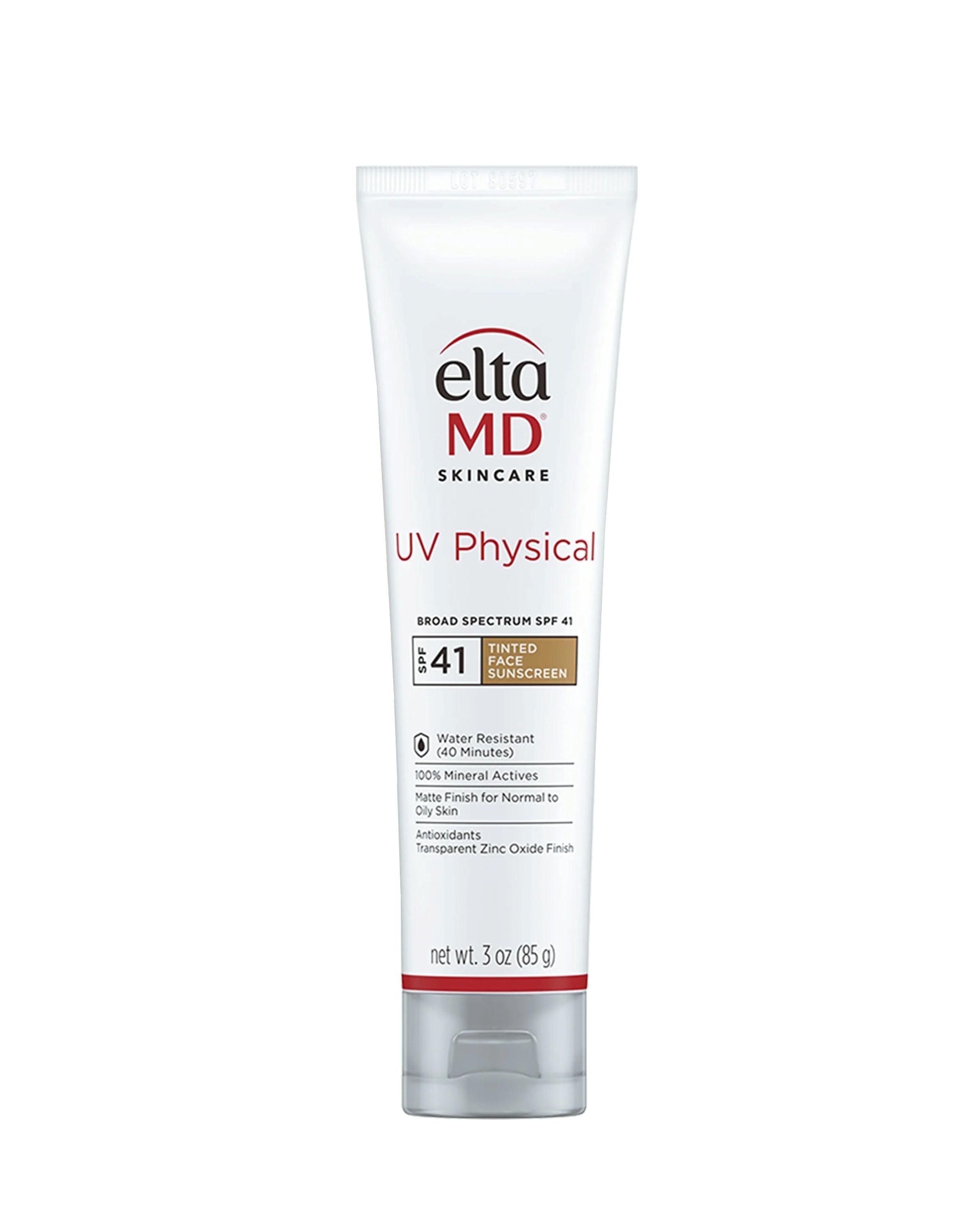 EltaMD UV Physical Broad Spectrum SPF 41 Lightly Tinted Facial Sunscreen 3 oz (85g)