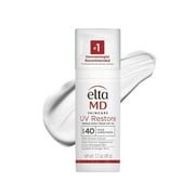 EltaMD UV Restore,Face Sunscreen, SPF 40, Mineral Sunscreen for Sun Damaged Skin Repair, Anti-Aging Zinc Oxide Sunscreen Formula