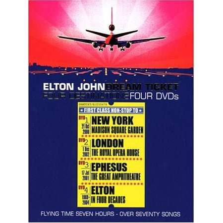 Elton John: Dream Ticket - Four Destinations Four DVDs [Import] [DVD]