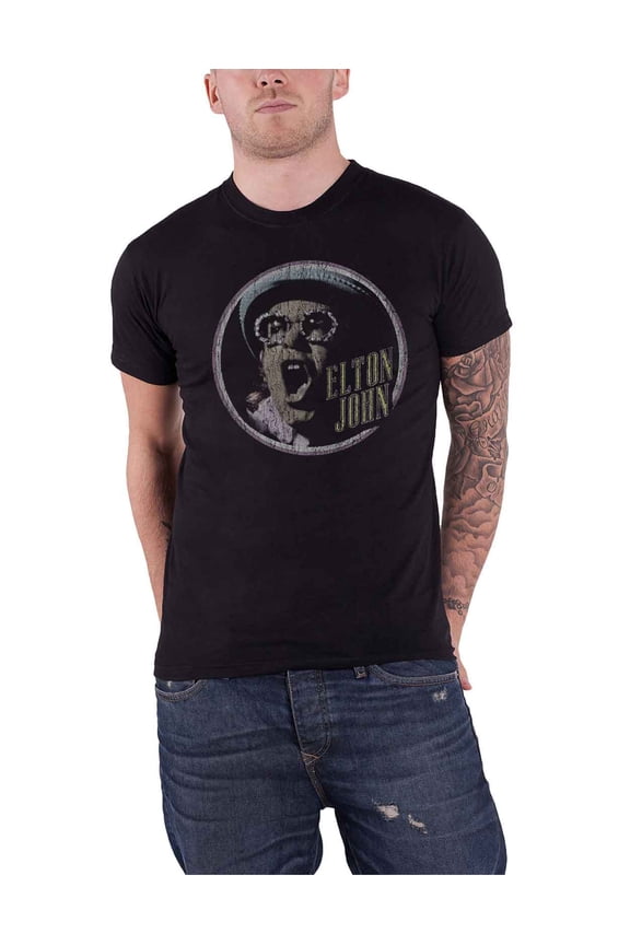 Rocketman Portrait Circle T Shirt