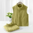 thumbnail image 1 of Eltusu Baby Boys Fleece Vests, Windproof Warm Soft Sleeveless Winter Jackets Green Size 1-2 T, 1 of 6