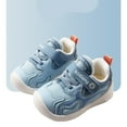 thumbnail image 1 of Eltusu Baby Boys Sneakers, No Slip Running Lightweight Breathable Athletic Shoes Blue Size 15-18 Months, 1 of 2