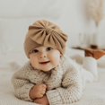 thumbnail image 1 of Eltusu Baby Girls Hats and Gloves Sets, Warm Soft 2 Pieces Beanies and Gloves Sets 0-6 Months Size cotton, 1 of 3