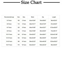 Eltusu Boys Cargo Pants, Casual Loose Fit Elastic Waist Solid Color Joggers with Pockets Black Size 16 T