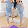 thumbnail image 1 of Eltusu Boys Cotton Outfit Sets, Elastic Waistband Comfort Short Sleeve T-Shirts and Shorts Sets Blue Size 2-12 T, 1 of 6