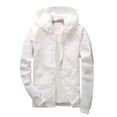 thumbnail image 1 of Eltusu Boys Jackets with Zipper, Long Sleeve Waterproof Windproof Lightweight Spring Fall Outerwear White Size 7-8T, 1 of 5