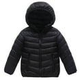 thumbnail image 1 of Eltusu Boys Puffer Jackets, Zipper Waterproof Warm Windproof Winter Coat Black Size 16-17T, 1 of 3
