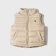 thumbnail image 1 of Eltusu Boys Puffer Vests, Thermal Waterproof Cotton Windproof Winter Jackets with Zipper Beige Size 7-8 T, 1 of 2