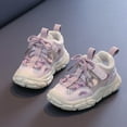 thumbnail image 1 of Eltusu Boys Sneakers, No Slip Sports Lightweight Lace up Runing Shoes Pink Size 2(Big Kids), 1 of 5