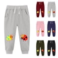 thumbnail image 1 of Eltusu Boys Sweatpants, Casual Elastic Waist Printed Relaxed Fit Kids Joggers Gray Size 2-13T, 1 of 4
