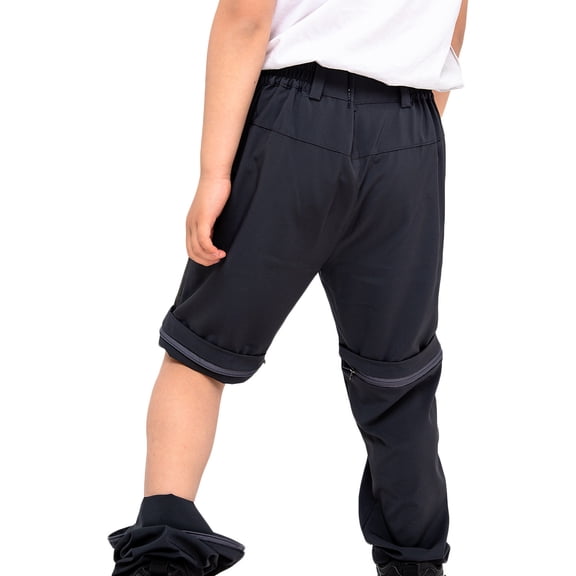 Eltusu Boys Sweatpants, Waterproof Ski Thermal Elastic Waist Kids Pants Gray Size XS
