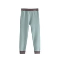 thumbnail image 1 of Eltusu Boys Thermal Pants, Cotton Elastic Waist Warm Comfort Winter Joggers Green Size 8-9T, 1 of 4