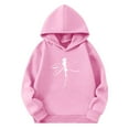 thumbnail image 1 of Eltusu Boys Valentines Hoodies, Relaxed Fit Spring Fall Graphic Long Sleeve Pullover Sweatshirts Pink Size 4-5 T, 1 of 3