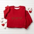 thumbnail image 1 of Eltusu Boys Valentines Sweatshirts, Comfy Heart Graphic Long Sleeve Crew Neck Pullover Tee Tops Red Size 1-13 T, 1 of 3
