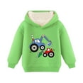 thumbnail image 1 of Eltusu Boys Winter Hoodies, Long Sleeve Warm Loose Pullover Boys Sweatshirts Green Size 10-12 T, 1 of 5