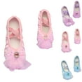 thumbnail image 1 of Eltusu Girls Ballet Shoes, No Slip Stretchy Performance Breathable Ballet Slippers Dance Shoes Pink Size 2-14 T, 1 of 3