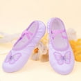 thumbnail image 1 of Eltusu Girls Ballet Shoes, Stretch Performance Breathable No Slip Ballet Slippers Dance Shoes Purple Size 10-11 T, 1 of 5