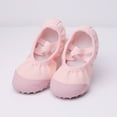 thumbnail image 1 of Eltusu Girls Ballet Shoes, Stretchy Soft Breathable No Slip Ballet Slippers Dance Shoes Pink Size 7-8 T, 1 of 5
