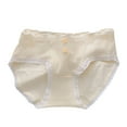 thumbnail image 1 of Eltusu Girls Briefs, Breathable Elastic Waist Soft Cotton Girls Underwear Yellow Size 15-16 T, 1 of 2