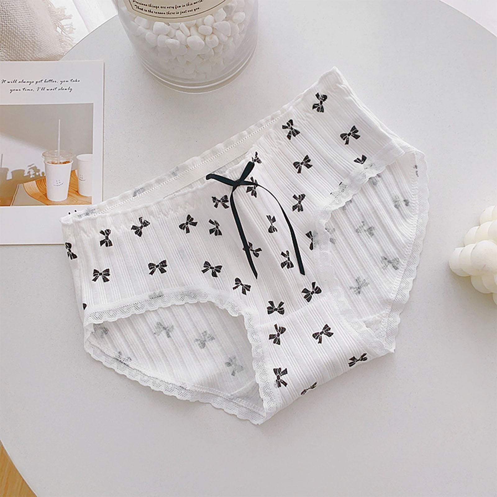 Eltusu Girls Briefs, Stretch Elastic Waist Casual Cotton Girls ...