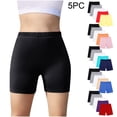 thumbnail image 1 of Eltusu Girls Cotton Bike Shorts, Comfy Summer Five Pieces Elastic Waist Sports Shorts Pink Size 7-8 T, 1 of 9