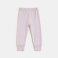 thumbnail image 1 of Eltusu Girls Cotton Leggings, Solid Color Elastic Waist Soft Casual Spring Pants Purple Size 6 T, 1 of 5