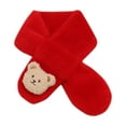 thumbnail image 1 of Eltusu Girls Fleece Scarves, Thermal Outdoor Stretch Soft Winter Scarf Red Size 1-12 T, 1 of 2