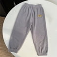 thumbnail image 1 of Eltusu Girls Fleece Sweatpants, Wide Leg Soft Warm Elastic Waist Jogger Pants Gray Size 7-8 T, 1 of 5