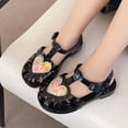thumbnail image 1 of Eltusu Girls Jellies, No Slip PVC Summer Flat Casual Jelly Shoes Black Size 10.5(Little Kids), 1 of 8