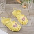 thumbnail image 1 of Eltusu Girls Jellies, PU PFashion Non Slip Summer Casual Jelly Shoes Yellow Size 11(Little Kids), 1 of 9