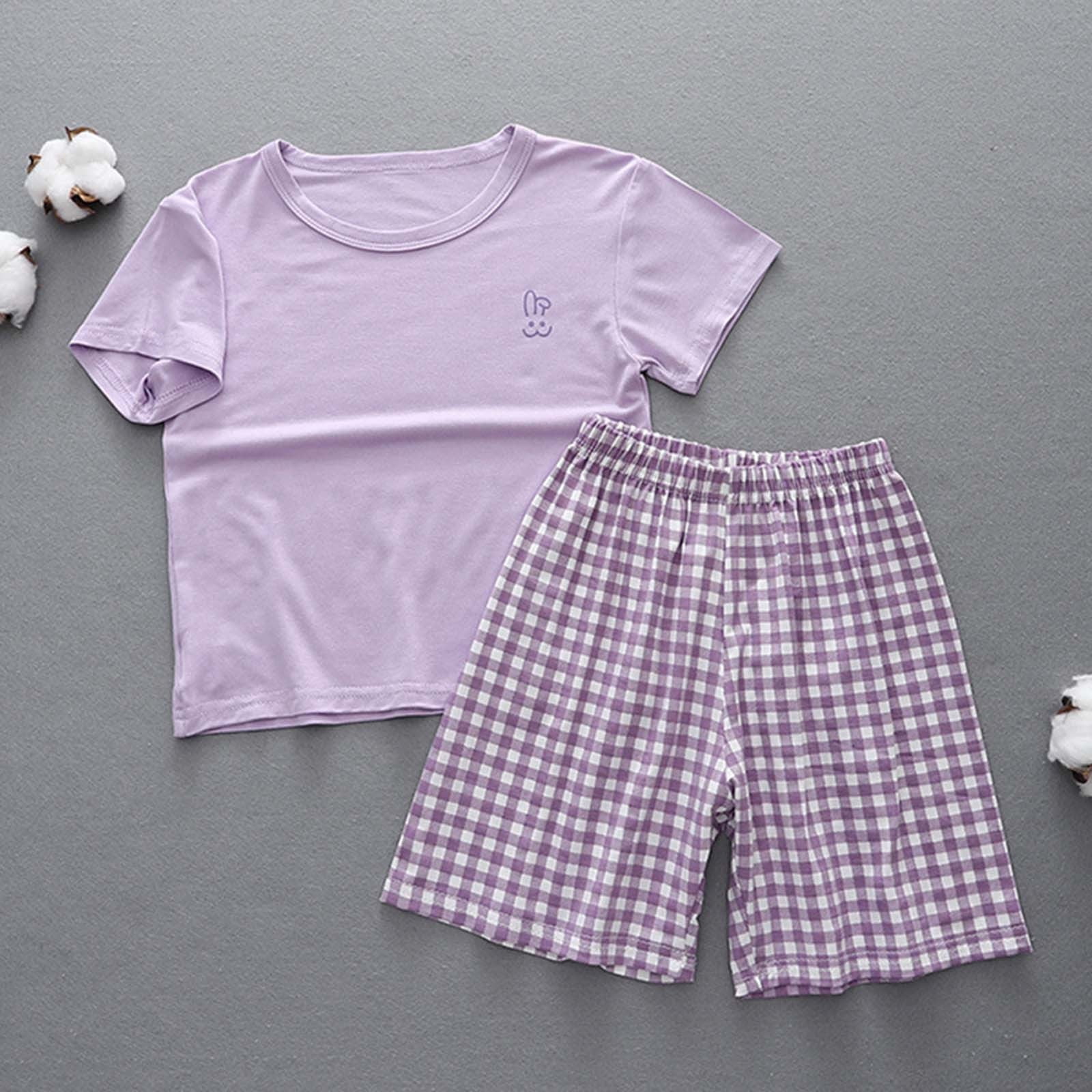 Checkered Tee And Shorts Set main image 1