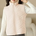 thumbnail image 1 of Eltusu Girls Puffer Vests, Sleeveless Windproof Warm Solid Color Winter Jackets Pink Size 6-7T, 1 of 4