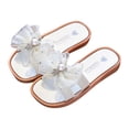 thumbnail image 1 of Eltusu Girls Slide Sandals, Holiday Beach No Slip Open Toe Summer Shoes White Size 9-10 T, 1 of 8